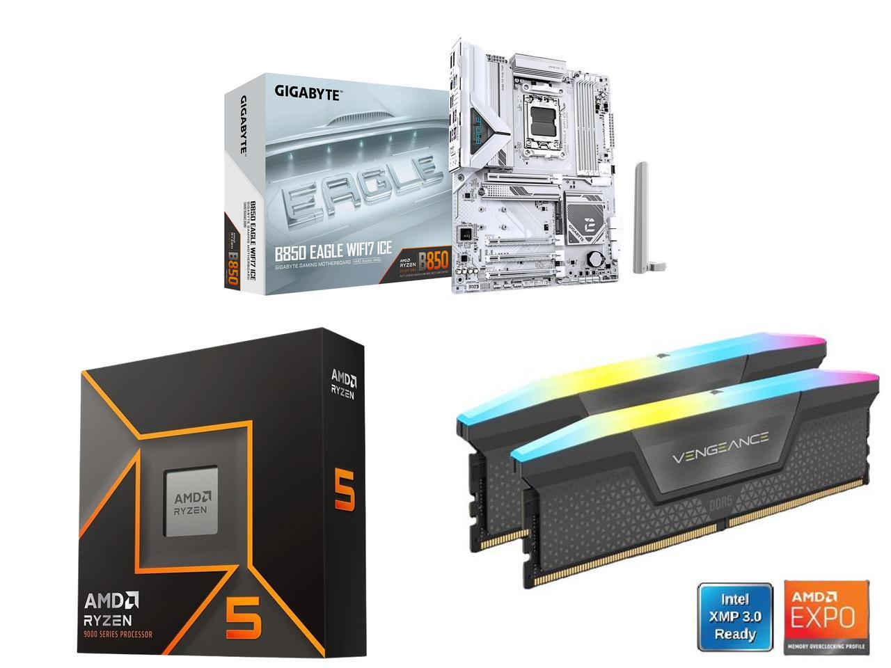 Corsair Ram Vengeance 16Gb - 기가바이트 B850 EAGLE WIFI7 ICE AMD
