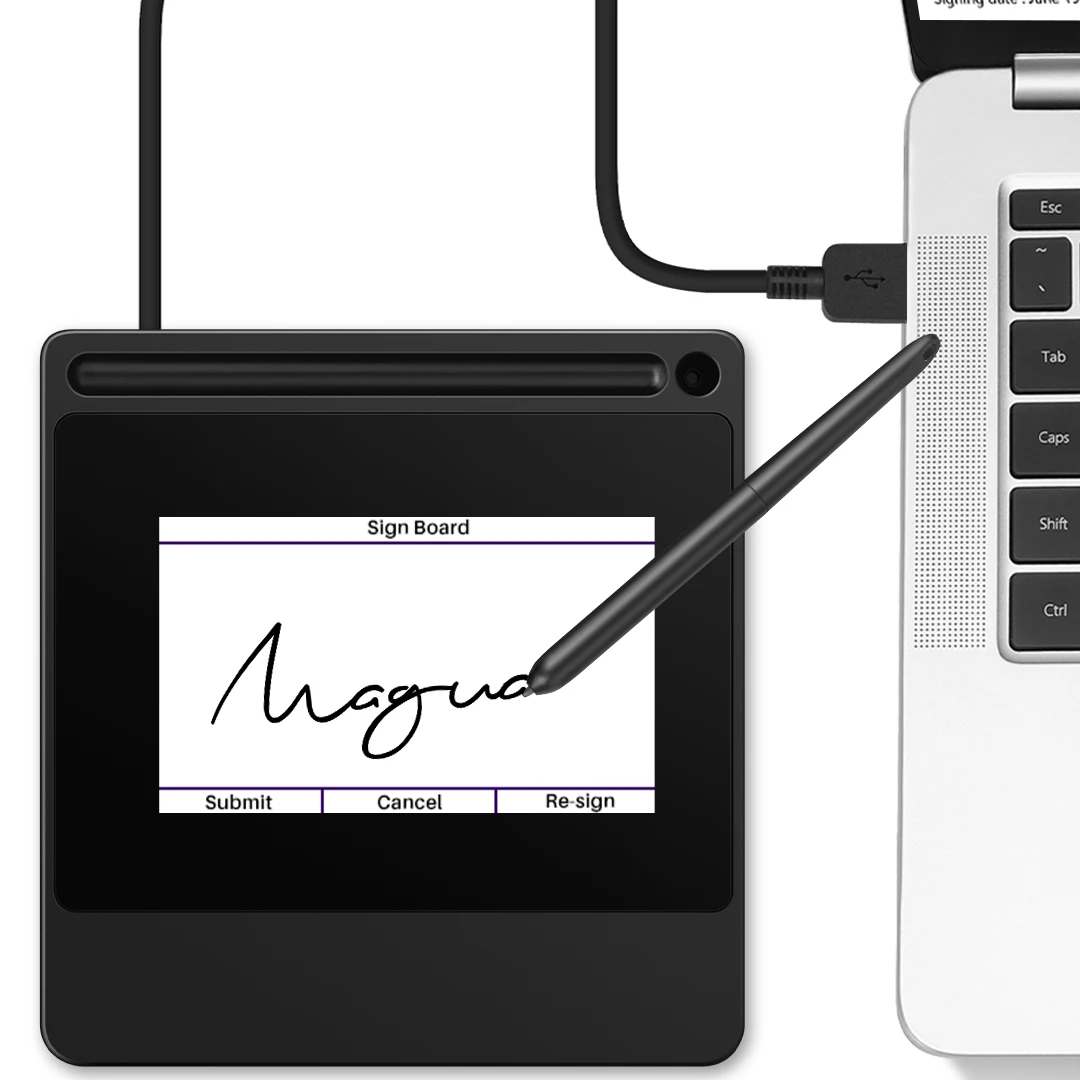 Digital Signature Pad - DS510 5인치 전자 디지털 펜 무지지