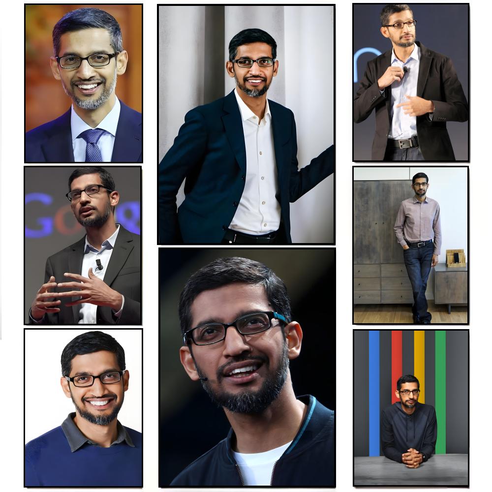Office Tech Room - 세련된 기업 S-Sundar Pichai 기술 리더