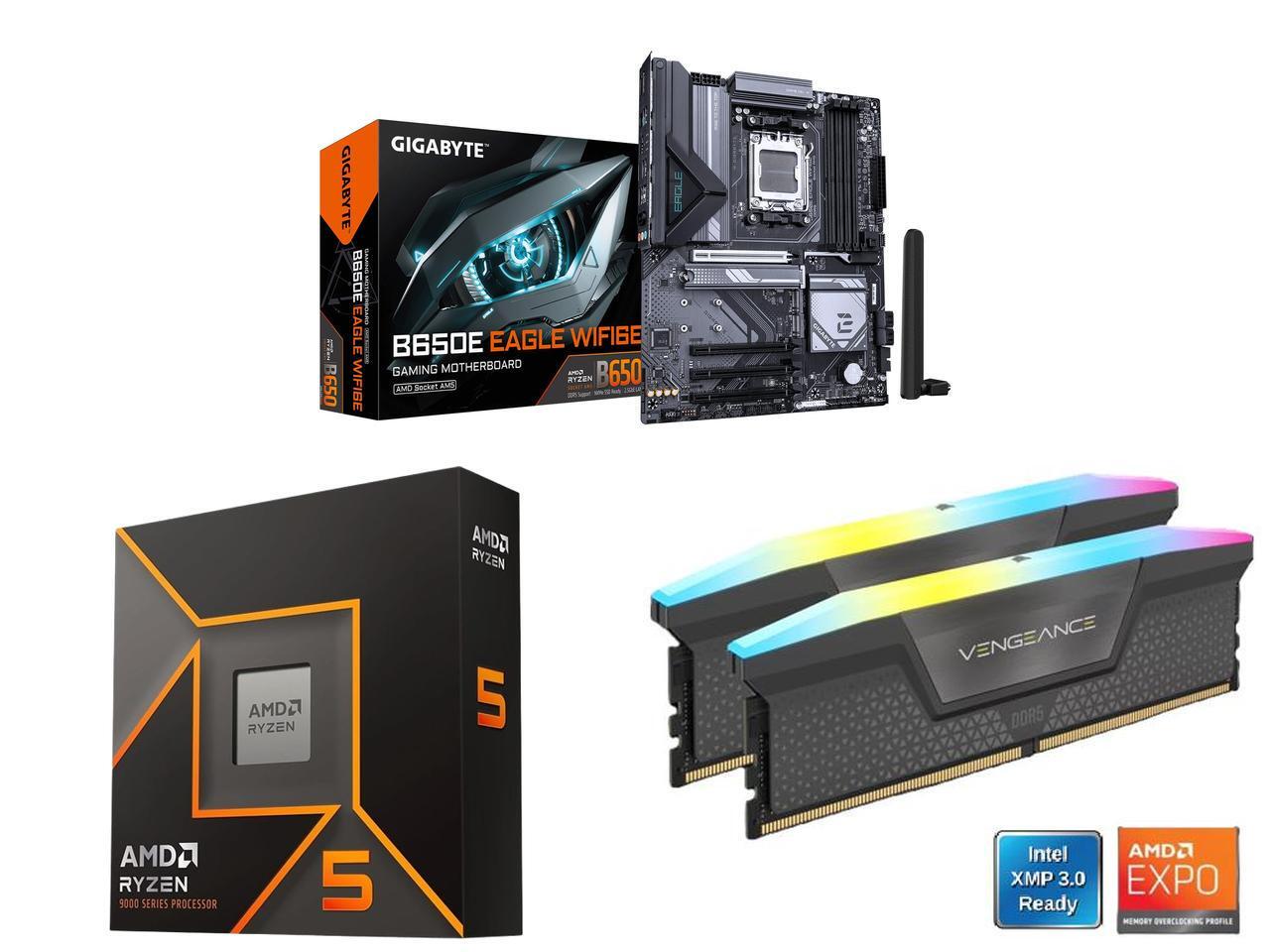 Corsair Ram Vengeance 16Gb - 기가바이트 B650E EAGLE WIFI6E AMD AM5