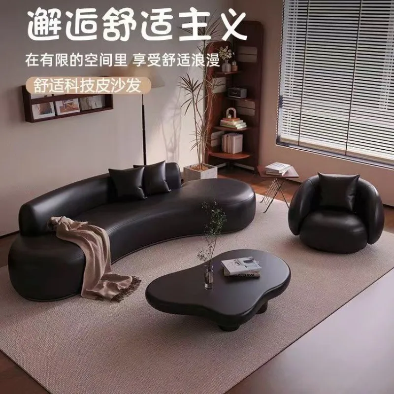 곡선형 소파 소형 아파트 거실 판매 사무실 협상 뷰티  - Office Tech Room 리뷰 및 가격