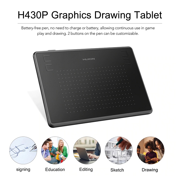 H430P 애니메이션 디자인 아티스트 보드 전자 서명  - Digital Signature Pad 리뷰 및 가격