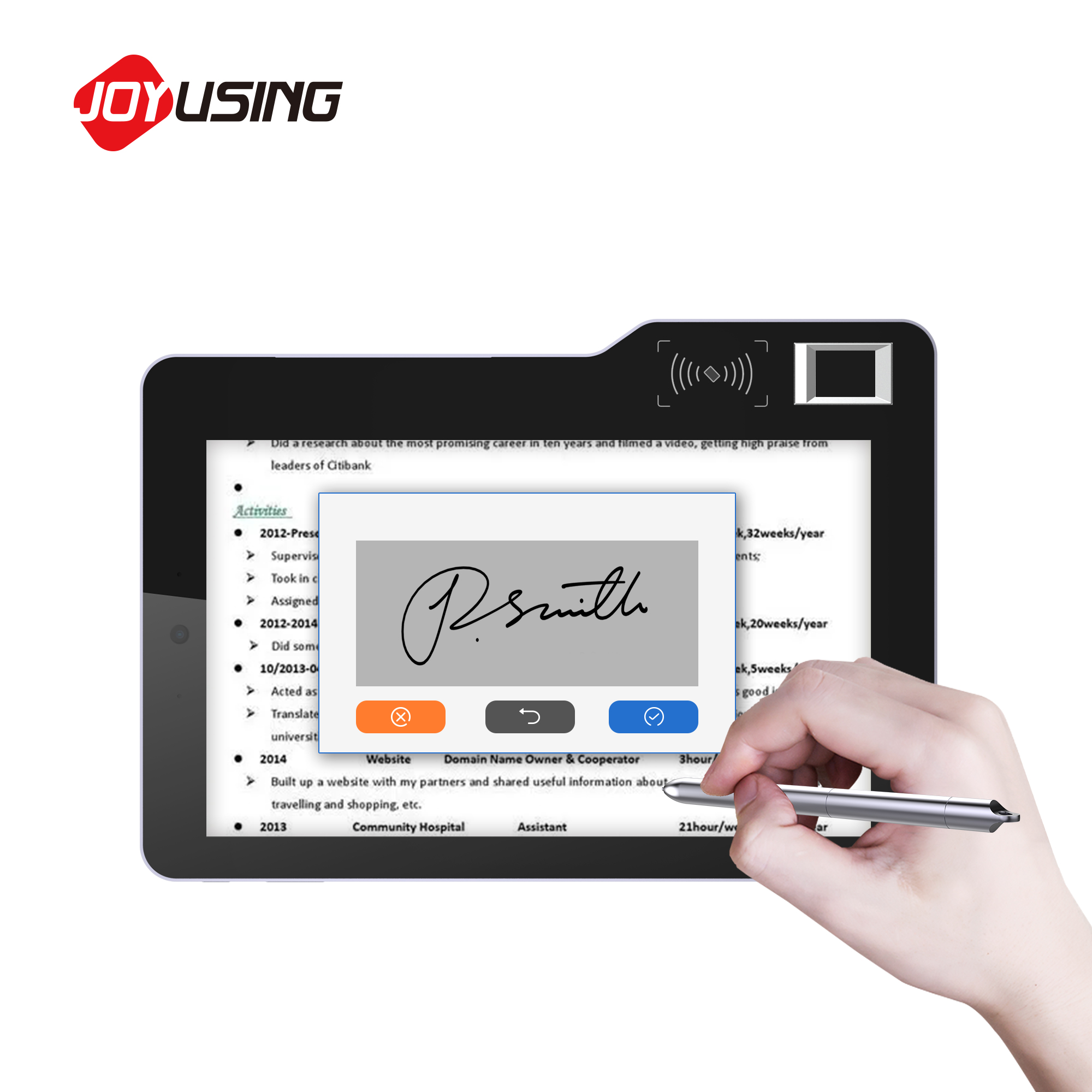 모바일 생체인식 안드로이드 태블릿 디지털 서명 패드 ( - Digital Signature Pad 리뷰 및 가격