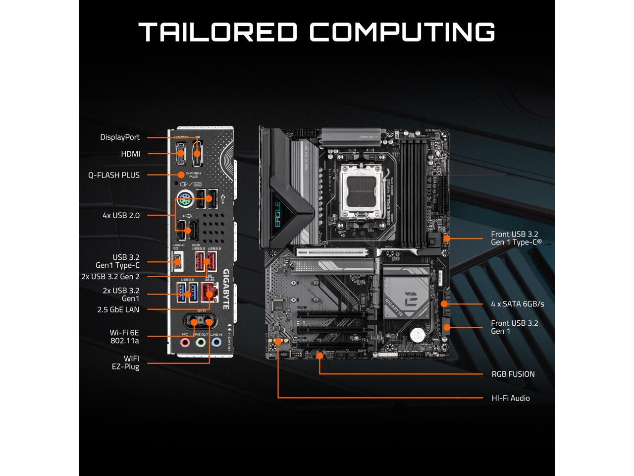 기가바이트 B650E EAGLE WIFI6E AMD A - Corsair Ram Vengeance 16Gb 리뷰 및 가격